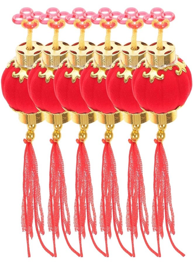 VINSU Chinese Lantern Decorations Set, New Year Celebration Indoor Ornamentation, Red, Pack of Multiple 30 Pieces - Image 3
